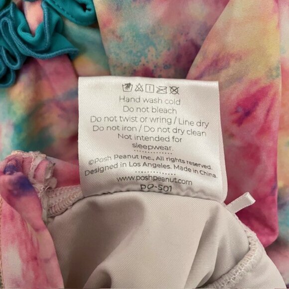 Posh Peanut Joplin Long Sleeve Ruffled Rash Guard Swimsuit 18-24 Months - Picture 16 of 16